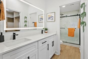 Led framed mirrors